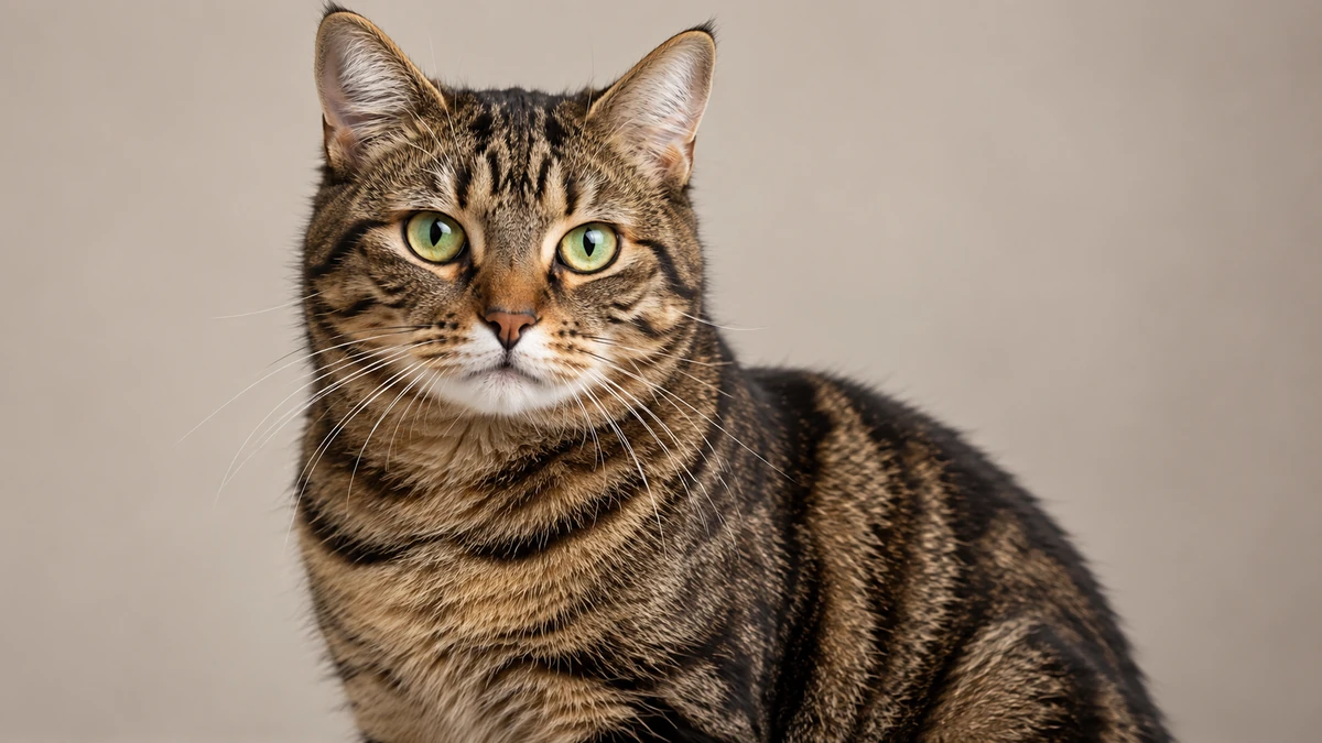Tekir Kedi kedi — kahverengi tekir