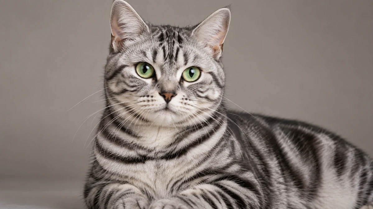 Tekir Kedi kedi — gümüş tekir