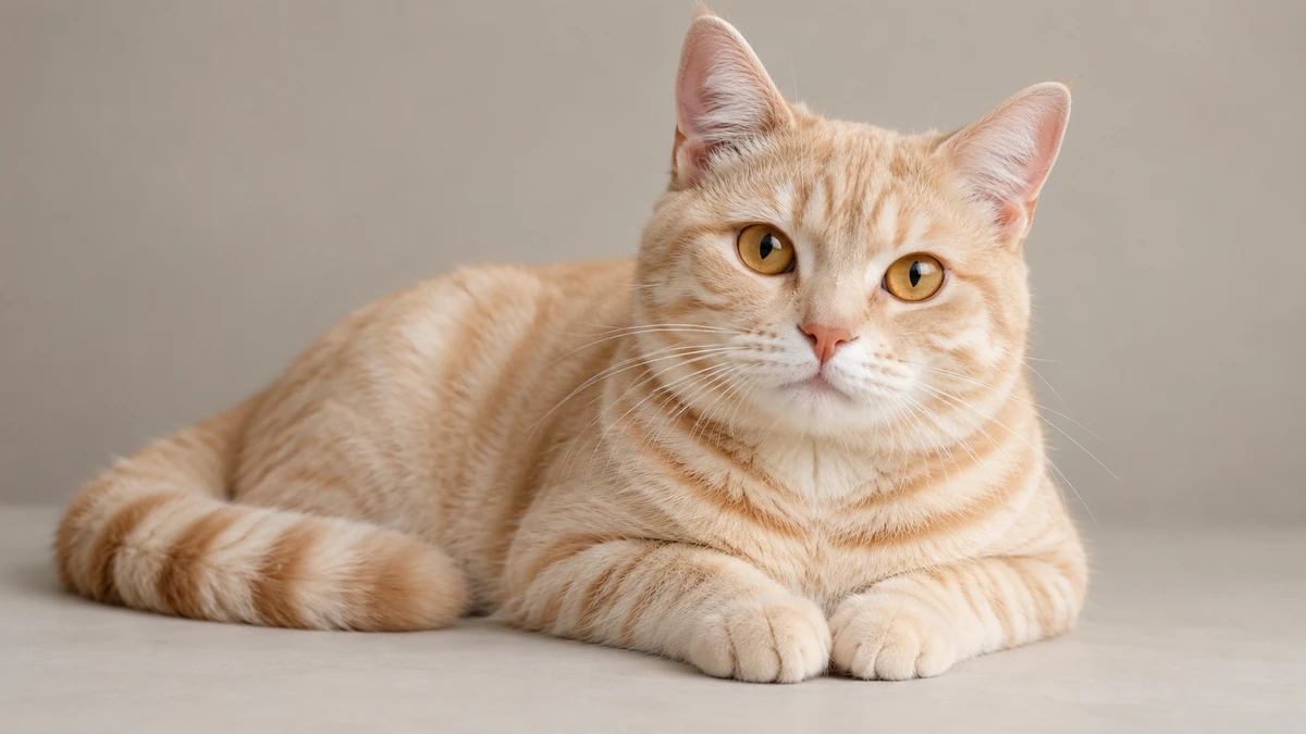 Tekir Kedi kedi — krem tekir