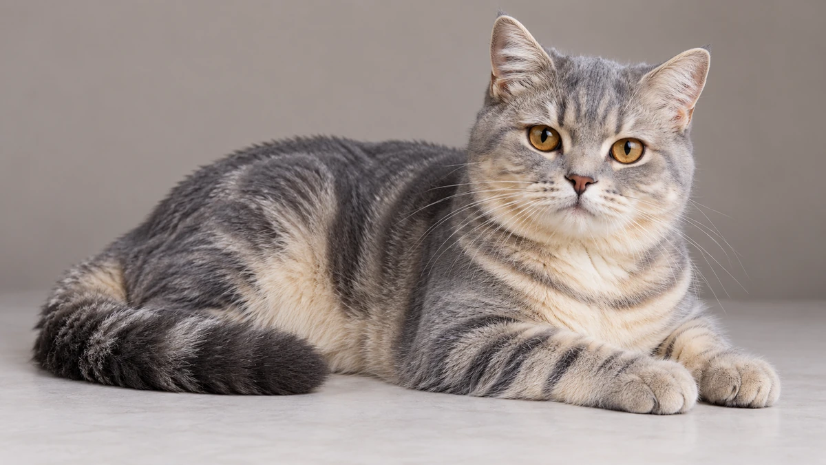 Tekir Kedi kedi — mavi- krem tekir