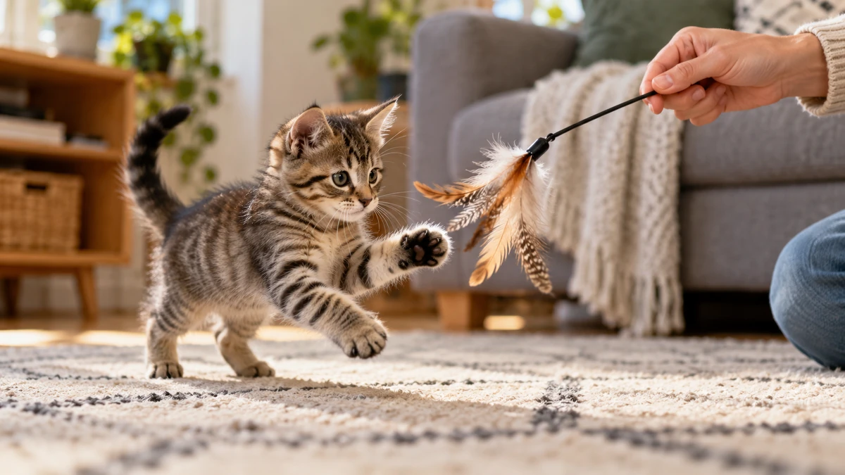 Tekir Kedi yavru kedi — oyun ve eğitim
